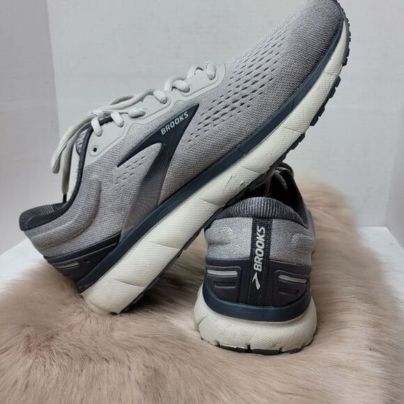 Brooks Trace 1 MeGray Running Comfort 1103641D097 Men's Sneaker Shoes Size 10 - Picture 5 of 9